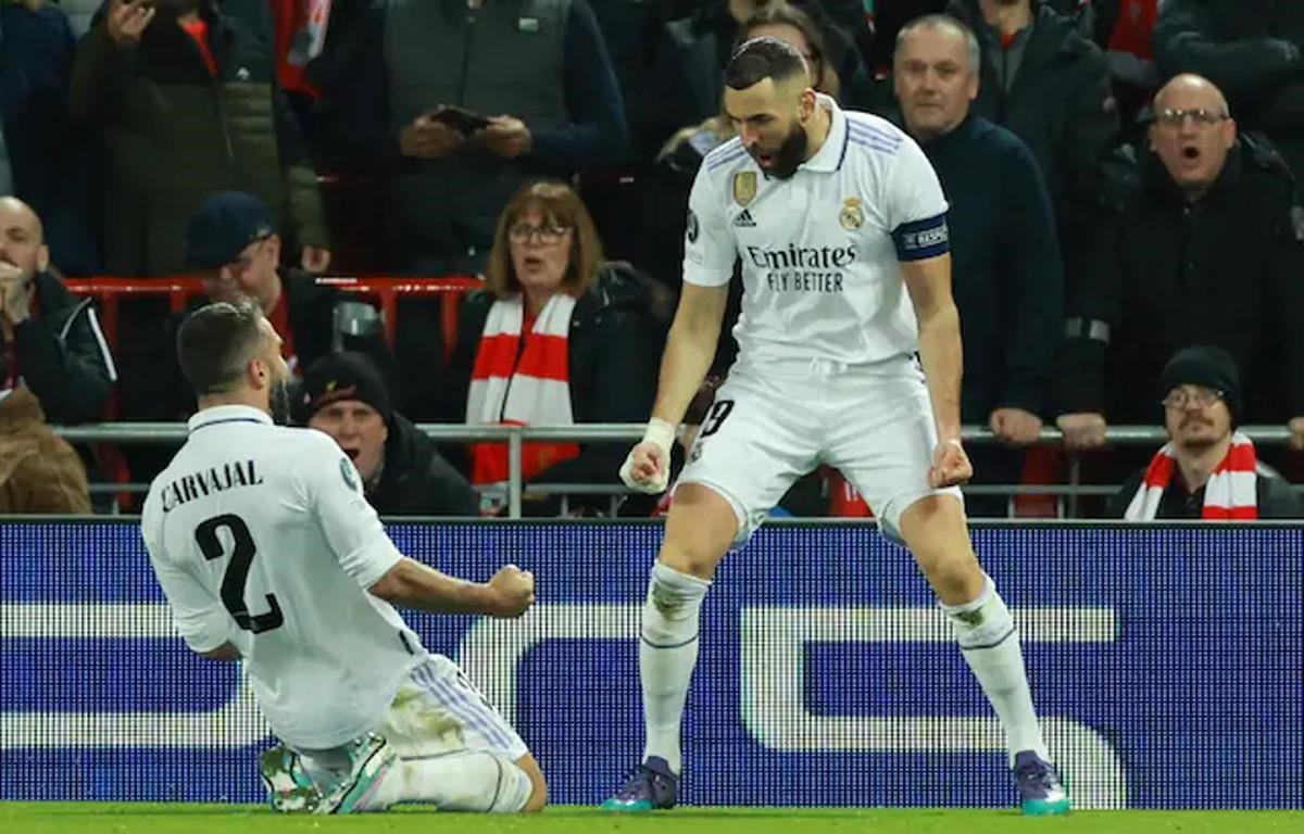 Real Madrid ngược dòng thắng hủy diệt Liverpool ngay tại Anfield